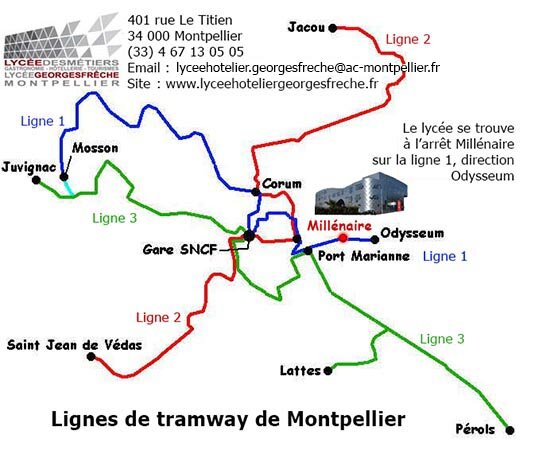 Cliquez pour situer le lycée sur Google map